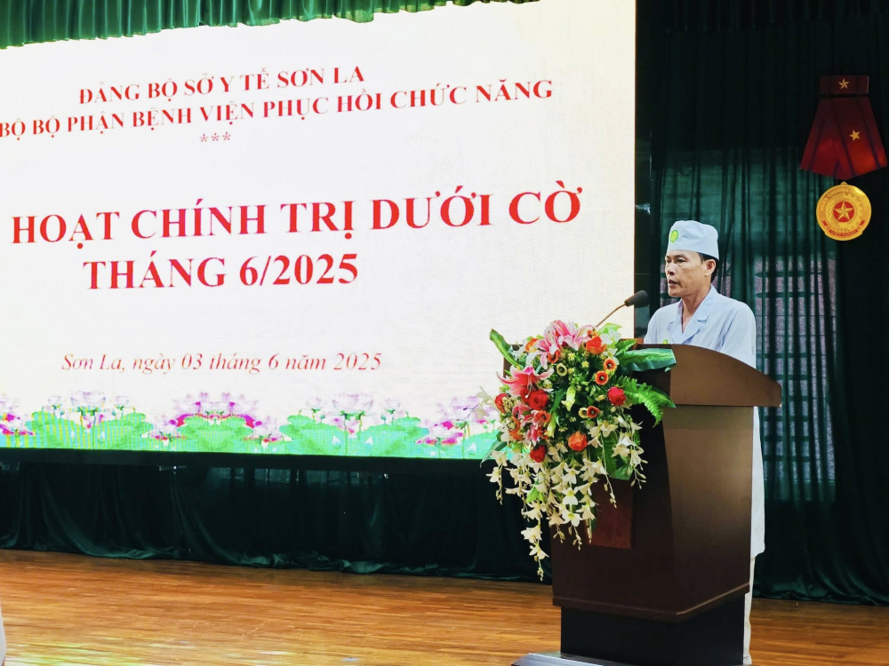 SINH HOẠT CHÍNH TRỊ DƯỚI CỜ THÁNG 6/2025